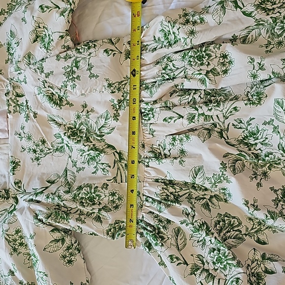 Rachel Parcell size 6 green dress fits like a size 8 sage toile sundress - Picture 11 of 12